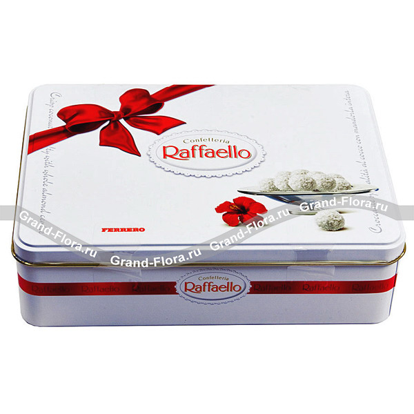 

Подарки-дополнения к цветам Гранд Флора, Конфеты "Raffaello" 300 г