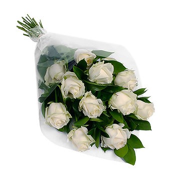 Букет белых роз (21 роза)