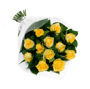 Букет желтых роз (21 роза)