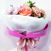 Цветочное мороженое - букет с гвоздиками, розами, хризантемой 3