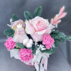 Праздничная нежность - коробка с розой и нобилисом 2
