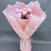 Летняя нежность - букет из розовых пионов 2