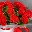 Сердечные раны – букет из красных роз в коробке 2
