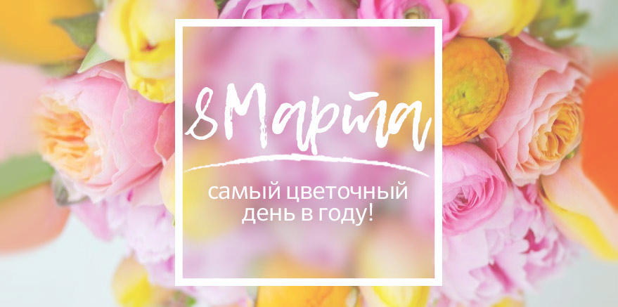 Цветы, которые дарят на 8 марта: список лучших цветов на 8 марта | Блог Семицветик